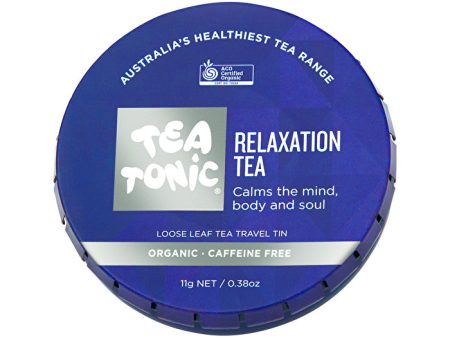 Tea Tonic Organic Relaxation Tea Travel Tin 11g For Discount