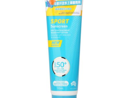 Cancer Council CCA Sport Dry Touch Sunscreen SPF50+  110ml Sale