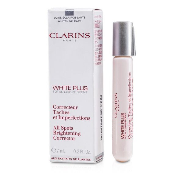 Clarins White Plus Total Luminescent All Spots Brightening Corrector 7ml 0.2oz Fashion