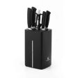 Carl Schmidt Sohn 6pcs Knife set with Wooden Knife Block(Black)  6pcs Discount