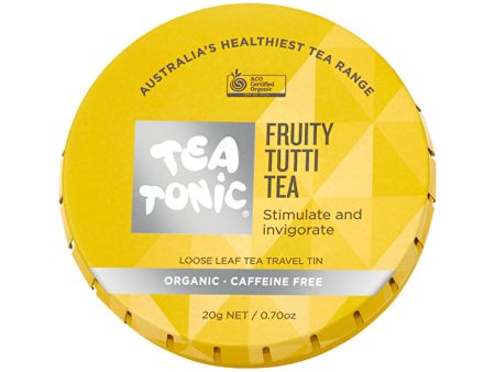 Tea Tonic Organic Fruity-Tutti Tea Travel Tin 20g Online now