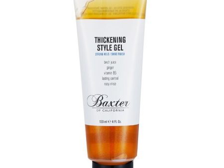 Baxter Of California Thickening Style Gel (Strong Hold  Shine Finish) 120ml 4oz For Discount