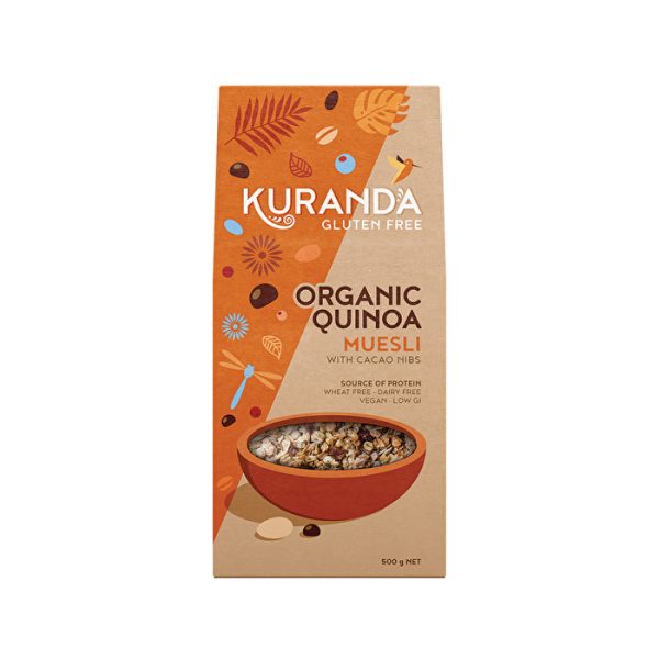 Kuranda Wholefoods Gluten Free Muesli Organic Quinoa 500g For Sale