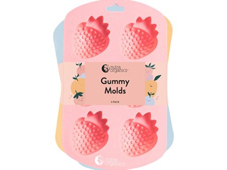 Nutra Organics Gummy Mold x 3 Pack Supply