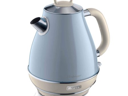 ARIETE Ariete - Vintage 1.7L Kettle (Blue) - 2869 05 (Hong Kong plug with 220 Voltage)  Fixed Size Online now