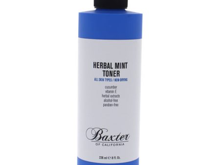 Baxter Of California Herbal Mint Toner by Baxter Of California for Men - 8 oz Cleanser Cheap