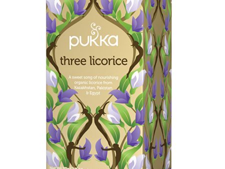 Pukka Organic Three Licorice x 20 Tea Bags Online Hot Sale