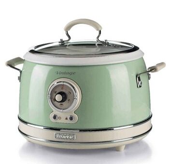 ARIETE Ariete - Vintage Rice Cooker (Green) - 2904 04 (Hong Kong plug with 220 Voltage)  Fixed Size Supply