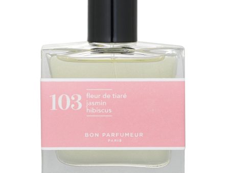 Bon Parfumeur 103 Eau De Parfum Spray - Floral Fresh (Tiare Flower, Jasmine, Hibiscus)  30ml 1oz Hot on Sale