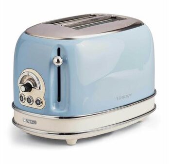 ARIETE Ariete - Vintage 2 Slice Toaster (Blue) - 155 15 (Hong Kong plug with 220 Voltage)  Fixed Size For Cheap