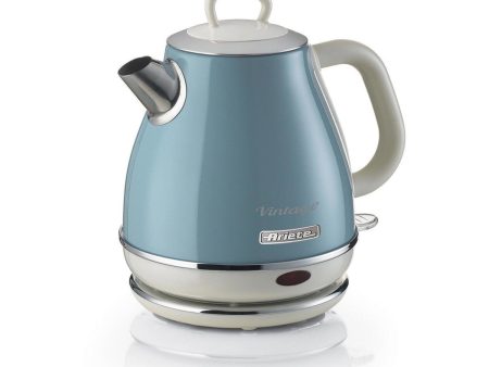 ARIETE Ariete - Vintage 1L Kettle (Blue) - 2868 05 (Hong Kong plug with 220 Voltage)  Fixed Size Sale