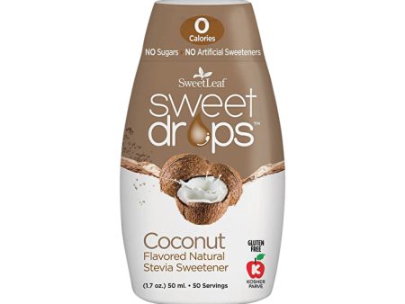 Sweet Leaf Sweet Drops Stevia Liquid Coconut Squeeze Pack 50ml Fashion