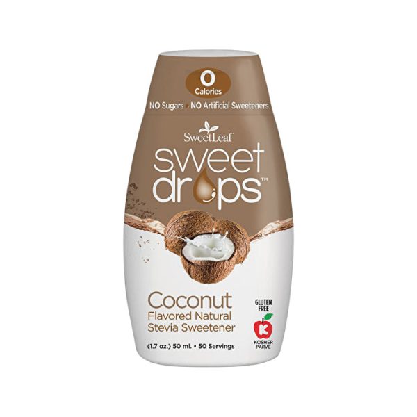 Sweet Leaf Sweet Drops Stevia Liquid Coconut Squeeze Pack 50ml Fashion