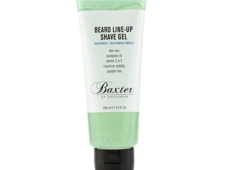 Baxter Of California Beard Line-Up Shave Gel (Transparent Non-Foaming Formula) 100ml 3.4oz on Sale