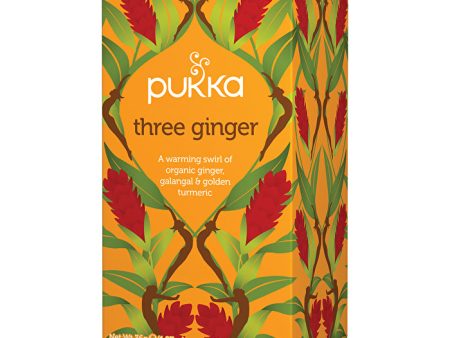 Pukka Organic Three Ginger x 20 Tea Bags Supply