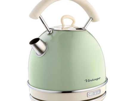 ARIETE Ariete - Vintage 1.7L Kettle (Green) - 2877 04 (Hong Kong plug with 220 Voltage)  Fixed Size Online Hot Sale