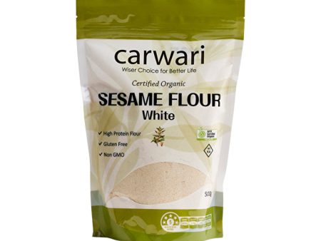 Carwari Organic Sesame Flour White 500g Hot on Sale