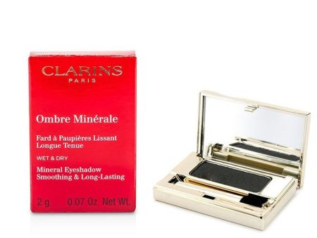 Clarins Ombre Minerale Smoothing & Long Lasting Mineral Eyeshadow - # 15 Black Sparkle 2g 0.07oz Supply