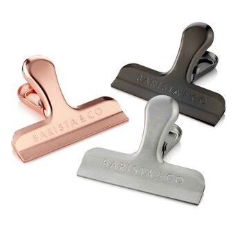 Barista & Co Electric Metals Coffee Bag Clips (Set of 3)  Fixed Size Sale