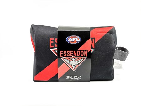 Afl Toiletries Bag Gift Set Essendon Body Wash 150ml Fashion