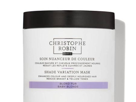 Christophe Robin Christphoe Robin- Shade Variation Nutritive Mask With Temporary Coloring (baby Blond) - 250ml Online Sale