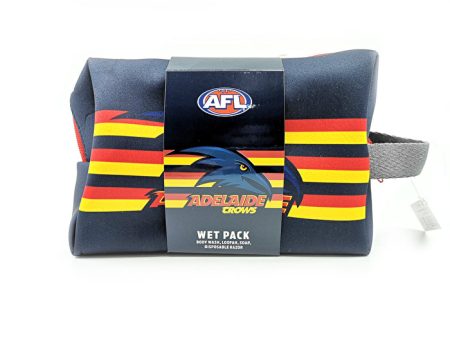 Afl Toiletries Bag Gift Set Adelaide Crows Body Wash 150ml Discount