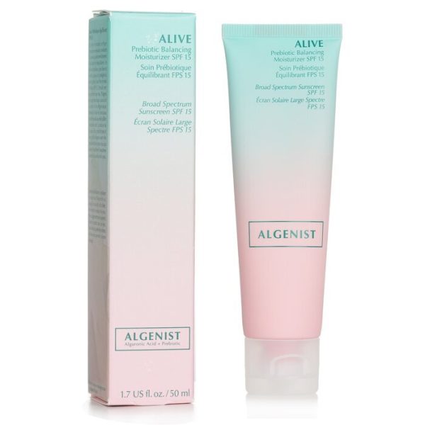 Algenist Alive Prebiotic Balancing Moisturizer SPF 15 50ml 1.7oz For Sale