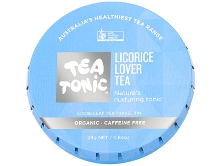 Tea Tonic Organic Licorice Lover Tea Travel Tin 24g Online Sale