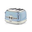 ARIETE Ariete - Vintage 4 Slice Toaster (Blue) - 156 05 (Hong Kong plug with 220 Voltage)  Fixed Size Fashion