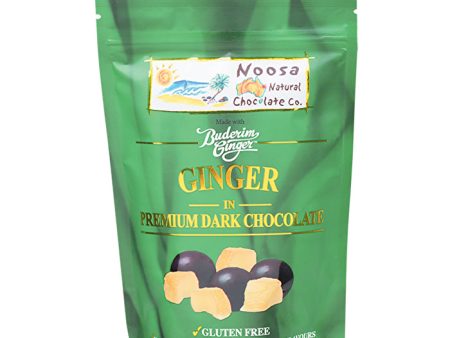 Noosa Natural Choc Co Ginger in Premium Dark Chocolate 100g Supply