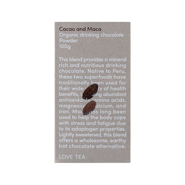 Love Tea Organic Cacao and Maca Drinking Chocolate Powder 100g Online