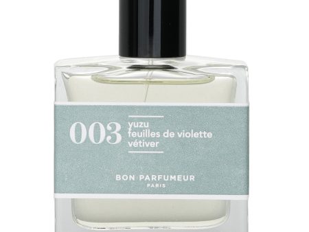 Bon Parfumeur 003 Eau De Parfum Spray - Cologne (Yuzu, Violet Leaves, Vetiver)  30ml 1oz For Sale