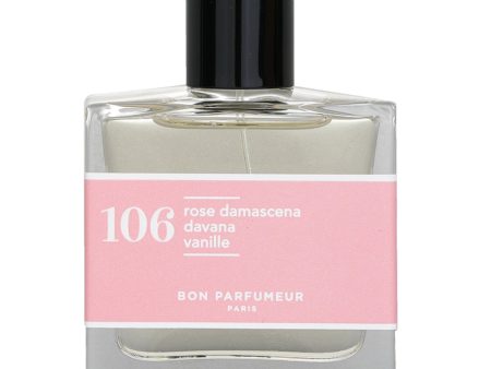 Bon Parfumeur 106 Eau De Parfum Spray - Floral Intense (Damascena Rose, Davana, Vanilla)  30ml 1oz Supply