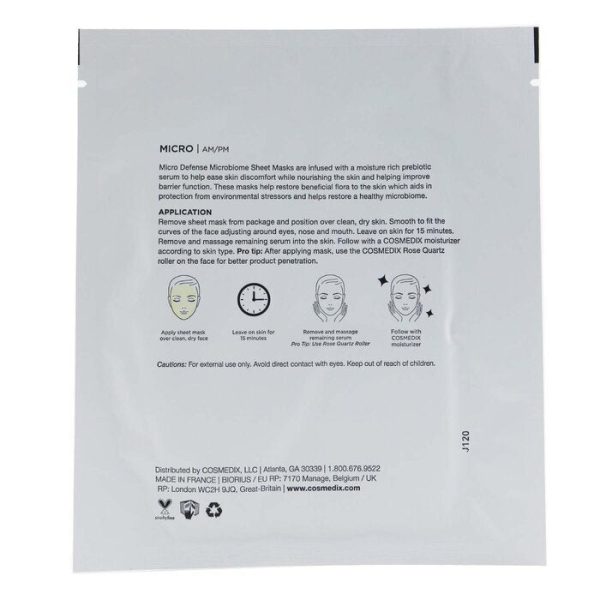 CosMedix Micro Defense Microbiome Sheet Mask 10sheets Online now