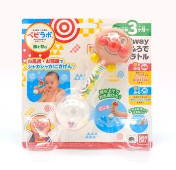 Anpanman  Bandai Anpanman 2Ways Bath And Rattle 3m+  Fixed Size on Sale