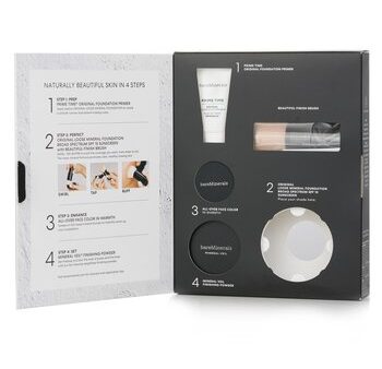 BareMinerals I Am An Original Get Started Kit: Foundation Primer + All-Over Face Color + Finishing Power + Finish Brush  4pcs For Cheap