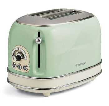 ARIETE Ariete - Vintage 2 Slice Toaster (Green) - 155 14 (Hong Kong plug with 220 Voltage)  Fixed Size Online Hot Sale