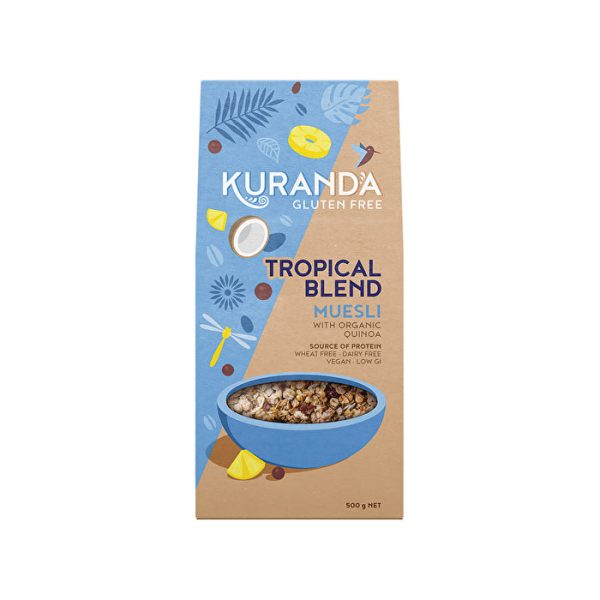 Kuranda Wholefoods Gluten Free Muesli Tropical Blend 500g Hot on Sale