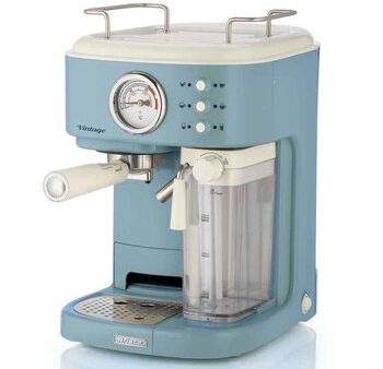 ARIETE Ariete - Vintage Espresso Machine (Blue) - 1383 15 (Hong Kong plug with 220 Voltage)  Fixed Size For Discount