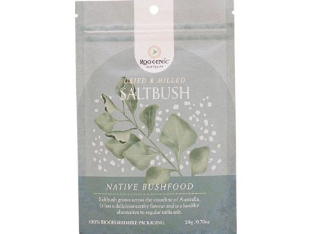 Roogenic Australia Native Bushfood Dried & Milled Salt Bush 20g on Sale