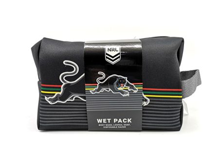 Nrl Toiletries Bag Gift Set Penrith Panthers Body Wash 150ml For Discount