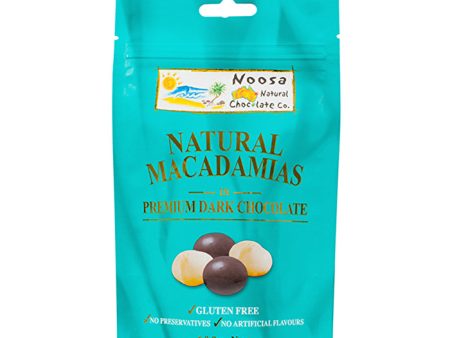 Noosa Natural Choc Co Macadamias in Premium Dark Chocolate 100g Cheap