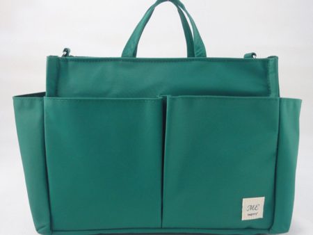 bagtory ME Small Several Pockets Handbag, Mommy Tote Bag, Multi-Purpose Storage Bag, Organizer  Green Online now