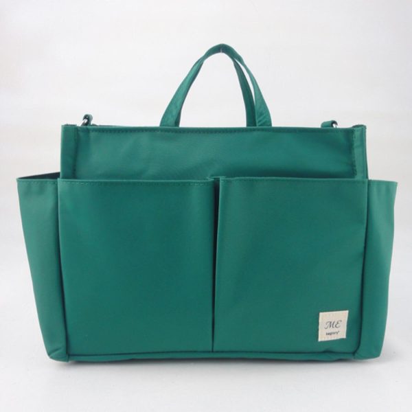 bagtory ME Small Several Pockets Handbag, Mommy Tote Bag, Multi-Purpose Storage Bag, Organizer  Green Online now