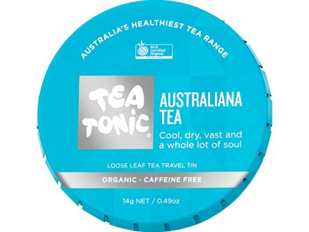 Tea Tonic Organic Australiana Tea Travel Tin 14g For Sale