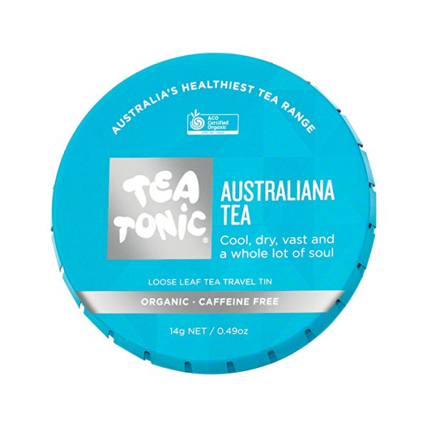 Tea Tonic Organic Australiana Tea Travel Tin 14g For Sale